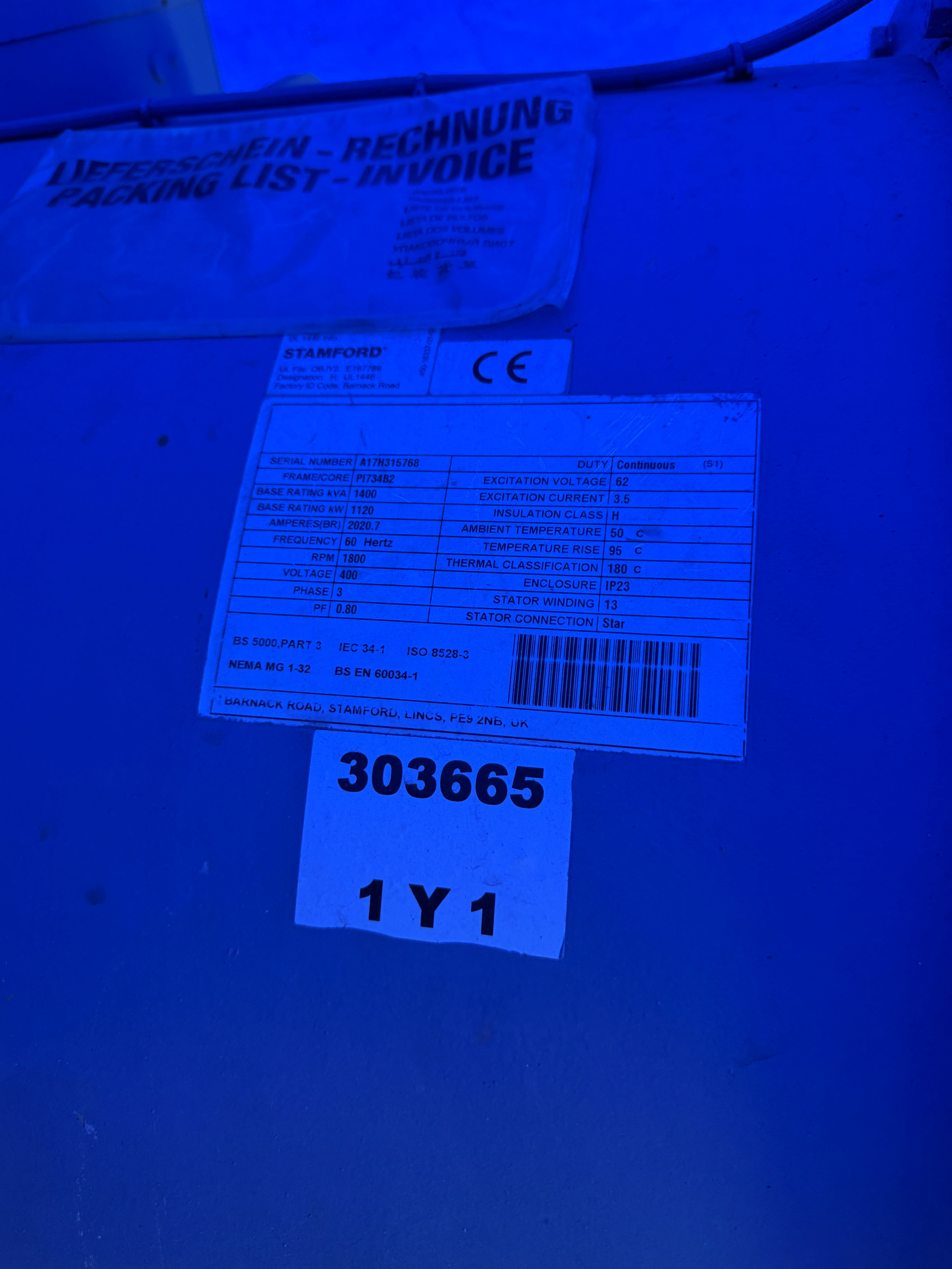 MTU Diesel Generator
