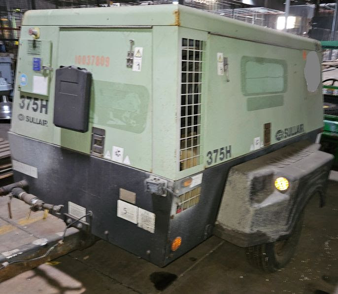 2012 Sullair 375H Portable Air Compressor 