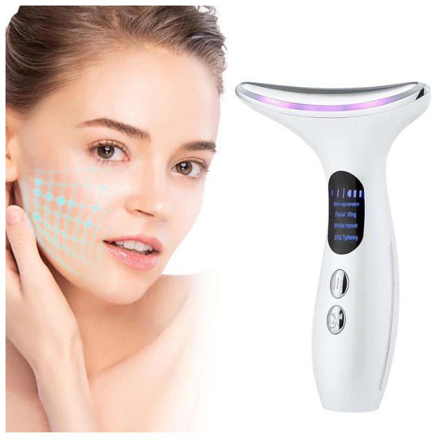 PALVOGUE 4-in-1 Anti-Aging Face and Neck Massager.   2500 Units. EXW  NY $7.95 Unit.  Retail $49.99