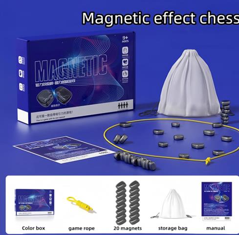 Magnetic Game Set with 32 Travel-Stones USA