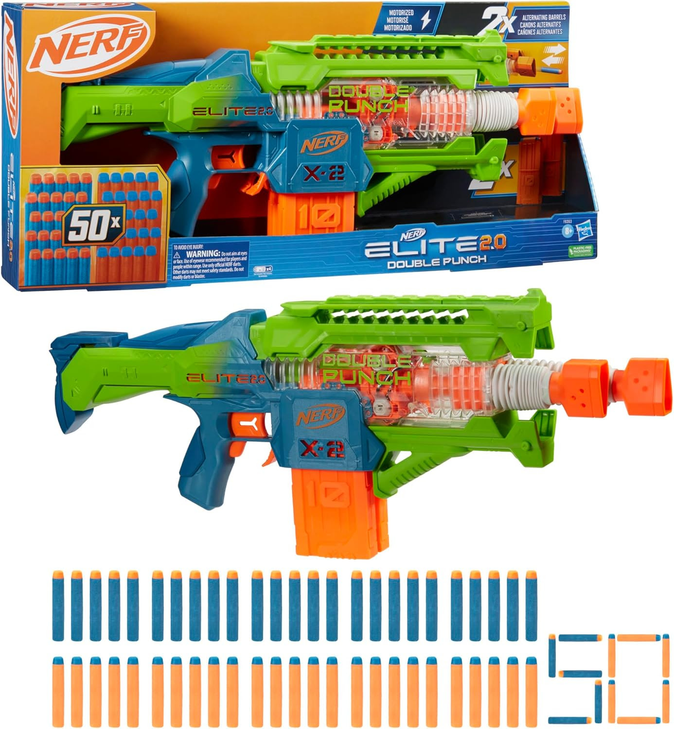Nerf NER Elite 2.0 Double Punch Blaster. 3600 Units. EXW Atlanta, GA $14.95 Unit. Retail $34.99