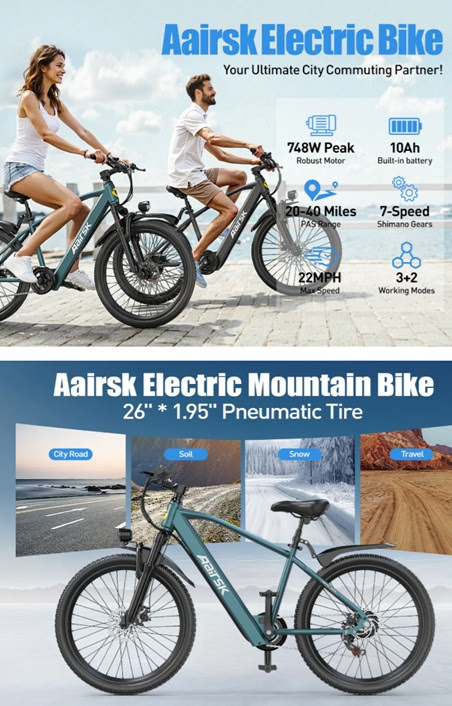 AAIRSK GT300 Electric Bike. 800 Units.  EXW Los Angeles $275.00 Unit. Retail $429.00