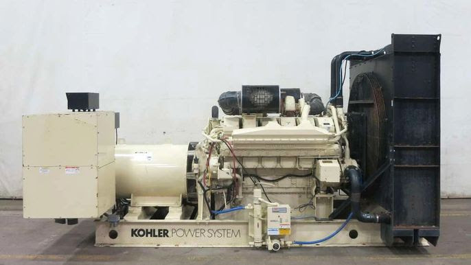 2000 Kohler 1000KW Standby Diesel Generator, Mitsubishi S12H-PTA engine
