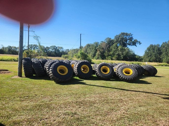 47 Brand New 23.5 x R25 tires with Rims 