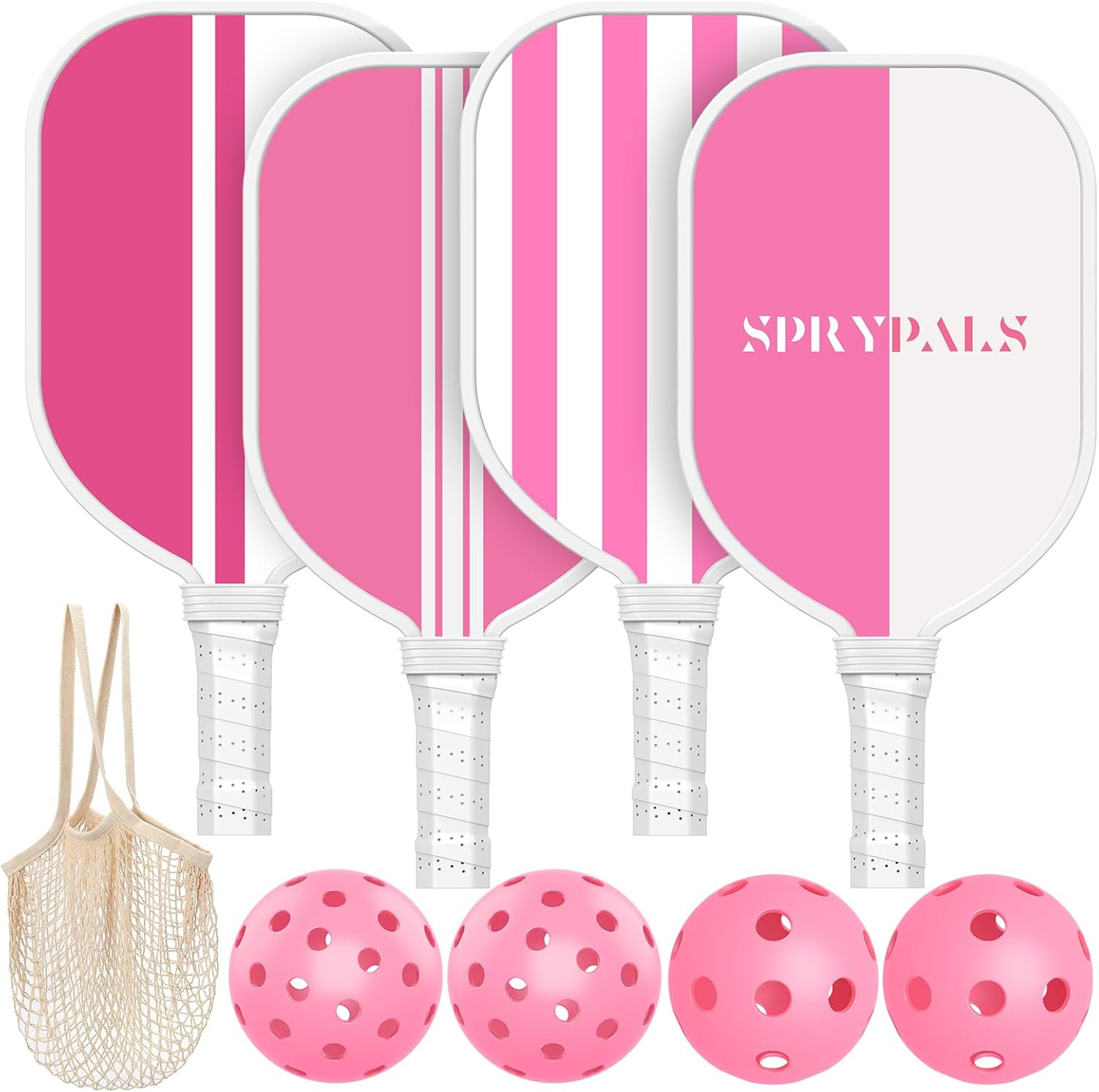 SPRYPALS Pickleball Paddles Set of 4,240 Sets.  EXW Los Angeles $11.50 Set. Retail $37.99