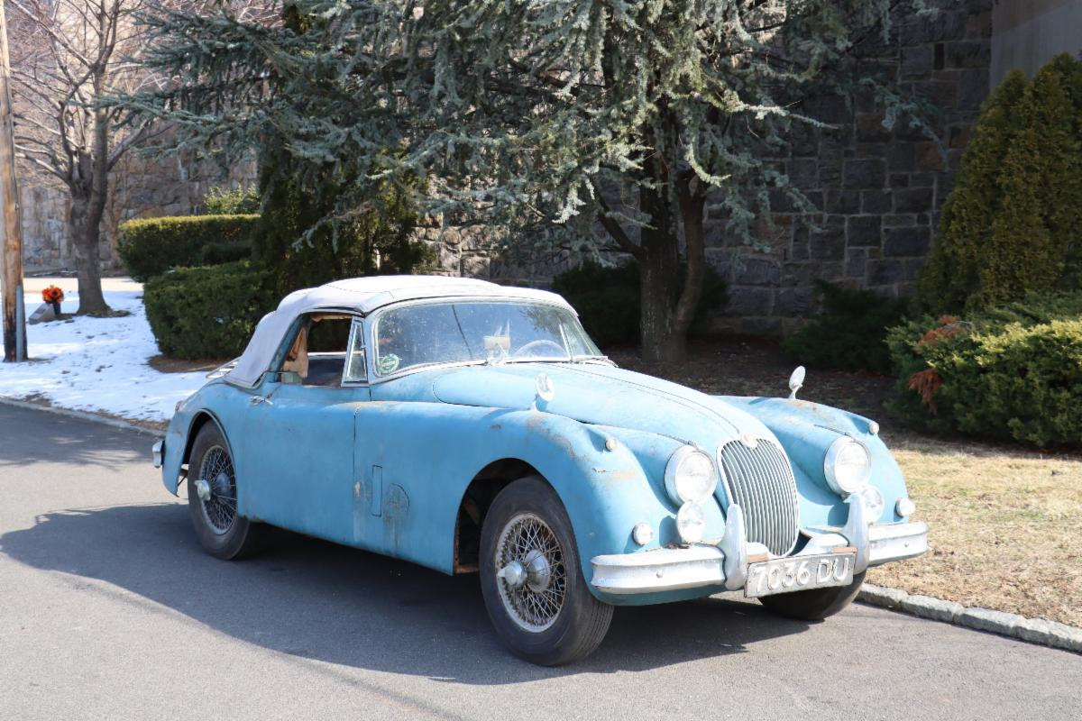 Extremely Rare Discovery: 1960 Jaguar XK150 3.8 Liter Drop-Head Coupe with Matching Numbers