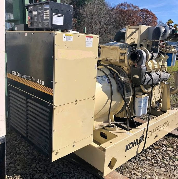 Kohler 400KW Prime Diesel Generator w/648 Hours