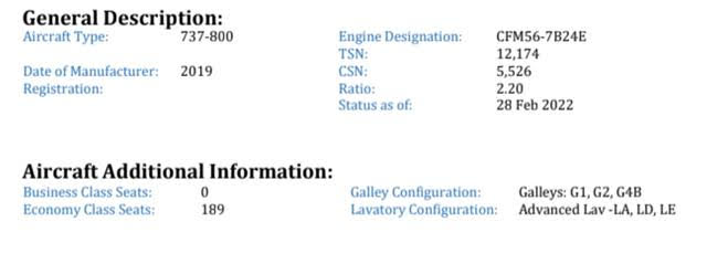 2019 Boeing 737-800/A320 2024 new condition 20 units available for sale 
