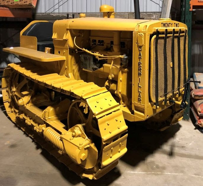 Rare Find! 1934 Cat 22 Crawler