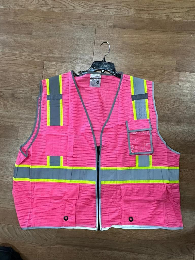 Industrial Safety Vest with Reflective Stripes. 7000 Pieces.  EXW Los Angeles $2.95 Piece.