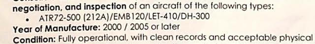  client looking for B737-400 freighter, share photos spec and price.