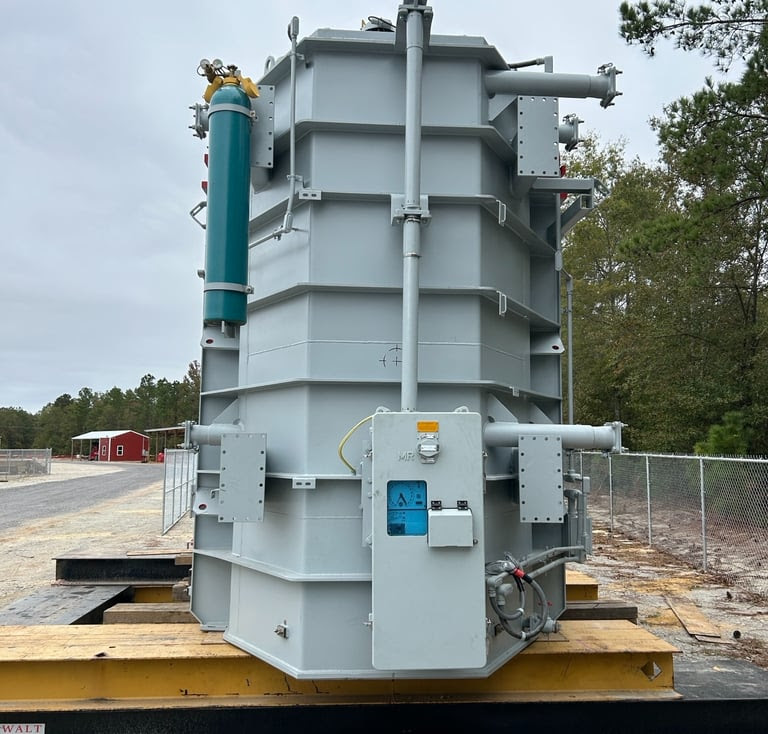 NEW Virginia Transformer 120 MVA Step-Up Transformer, 34.5kV Grounded Wye -> 230kV Grounded Wye