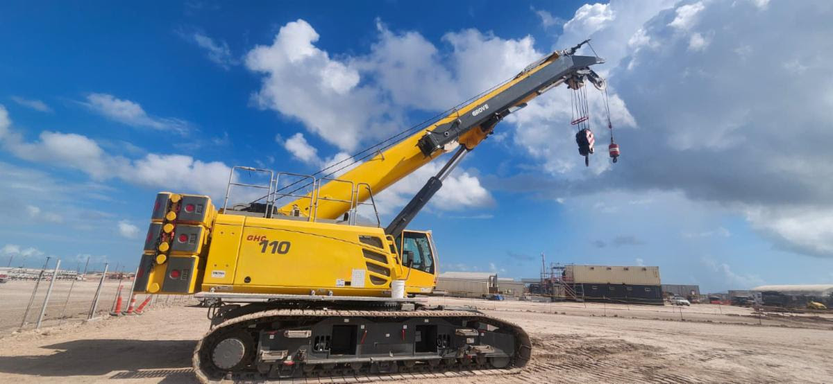 2023 Grove GHC110 Teleboom Crawler Crane