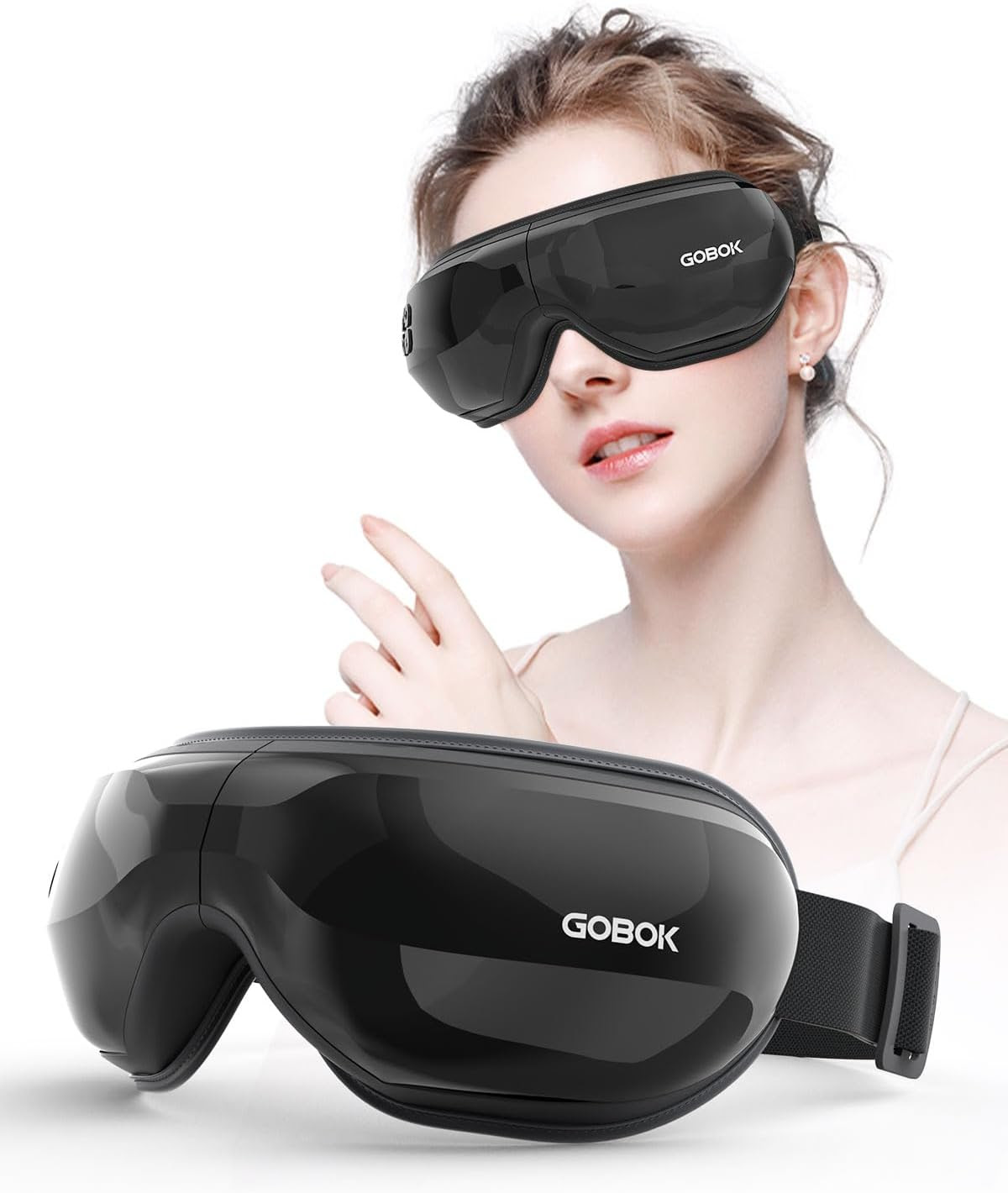 GOBOK Smart Eye Massager with Heat & Bluetooth Music. 1174 Units. EXW Trenton, NJ $18.00 Unit.