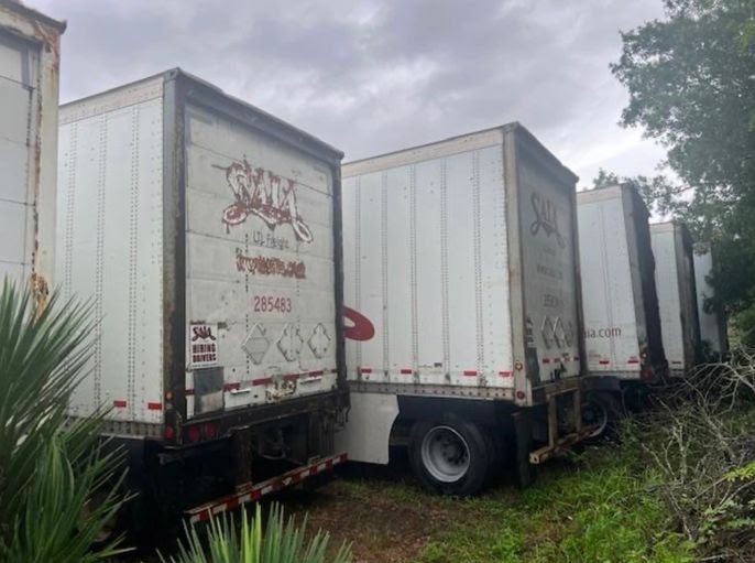 Qty. 5 - 28 Dry Storage Pup Trailers