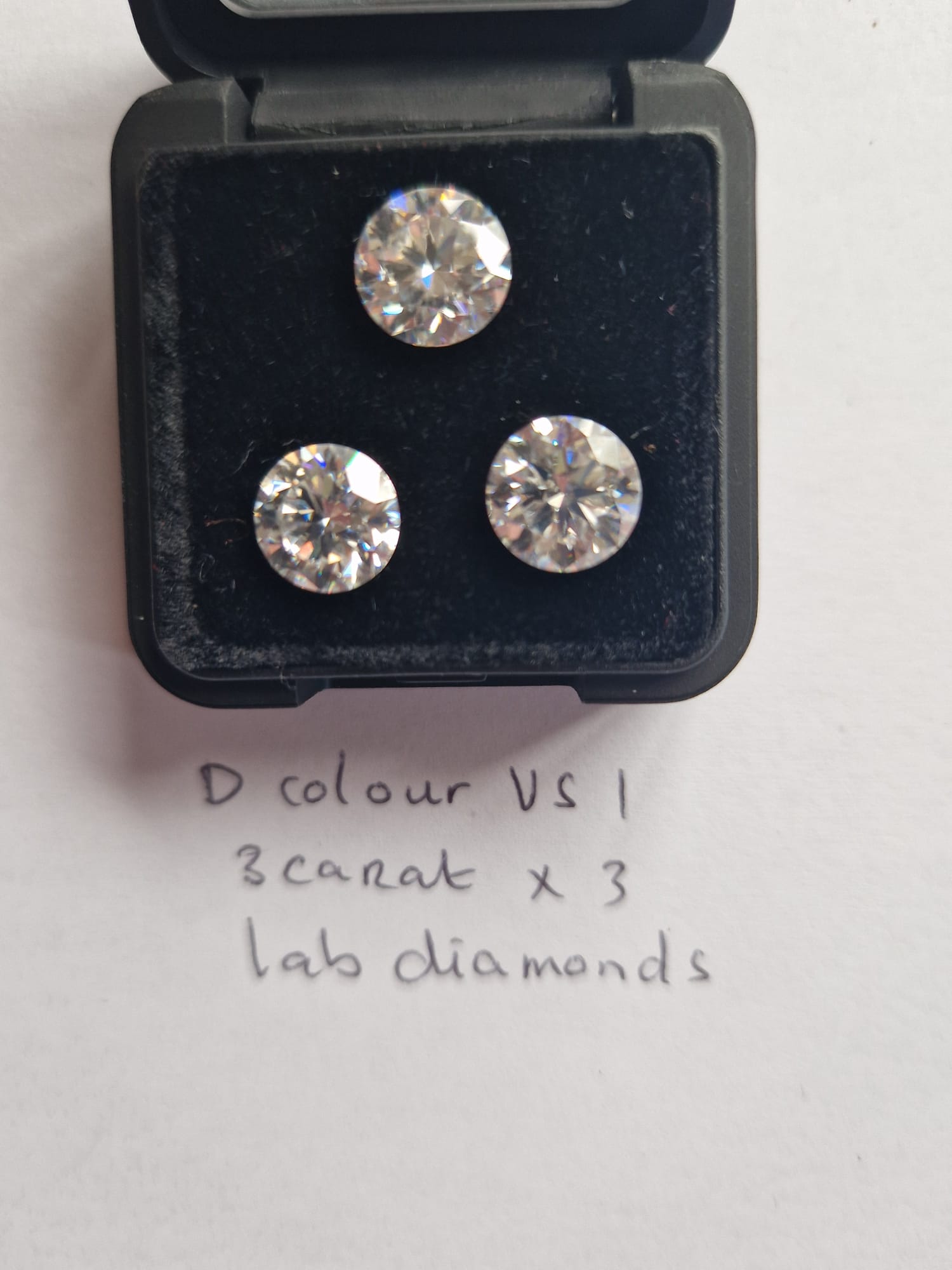  1st lot of Moissanites and Lab Diamonds