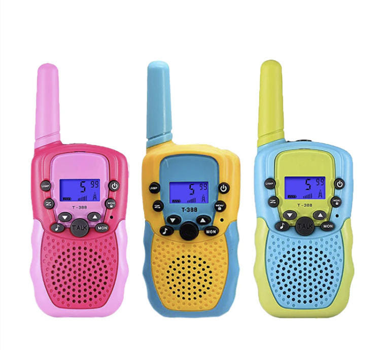 3 Pack Kids Walkie Talkies.  6,000 Packs. EXW NJ $8.50 Pack. Retail $28.00