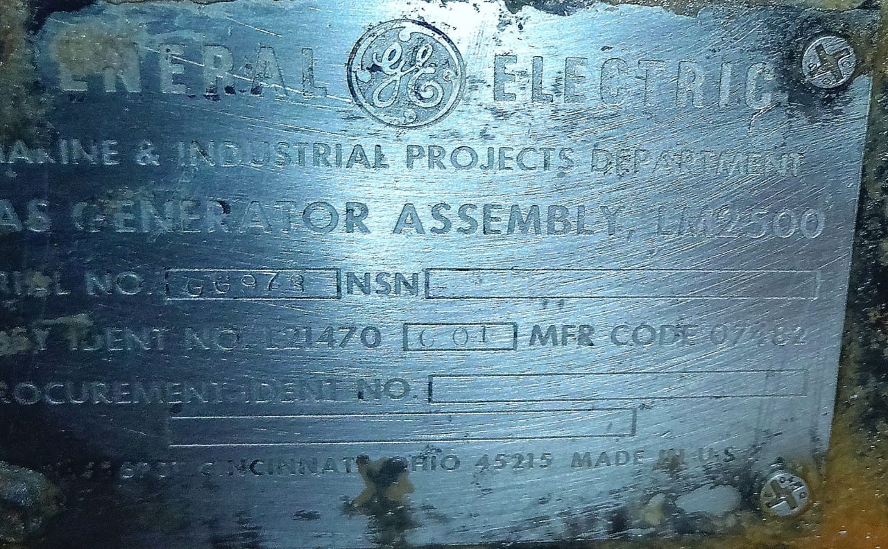 Equipment Availability LM2500 Turbines X4 LOW HRS