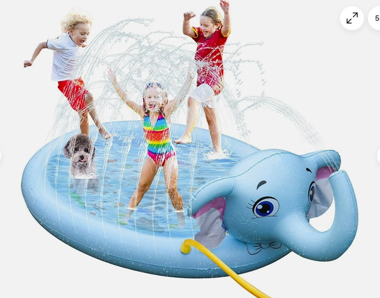 Splash Pads Sprinkler Mat (Elephant). 3000 Units.   EXW Los Angeles $6.50 Unit. Retail $27.99