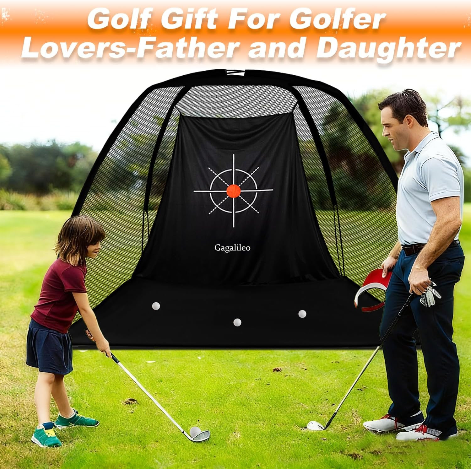 Gagalileo 8 x 6FT  Portable Indoor Outdoor Hitting Practice Golf Net. 2000 Units, EXW Los Angeles $14.95 Unit. Retail $76.90
