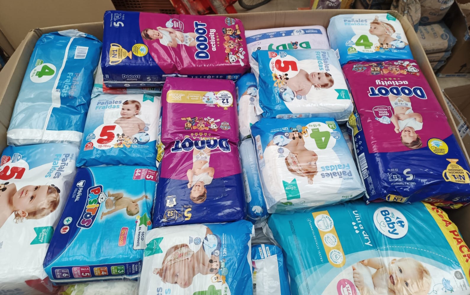   DIAPERS FOR BABIES.
