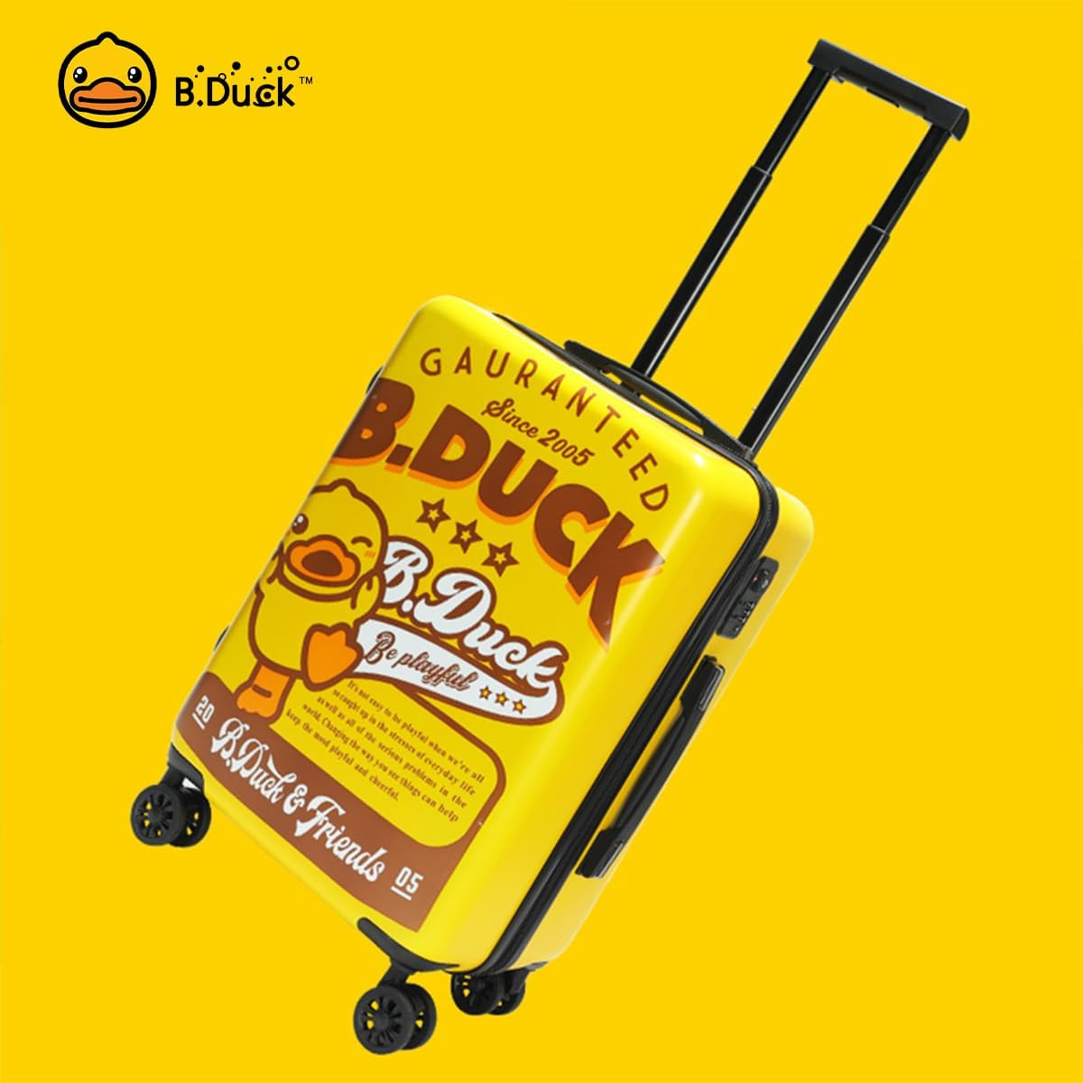 B.Duck Kids 20 Inch Yellow Duck Carry On Luggage. 400 Units. EXW Los Angeles $25.00 Unit. Ideal promo line or duty free sales 
