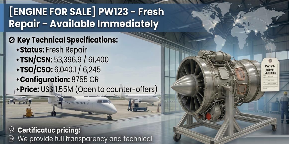 PW123  Parts in stock 
