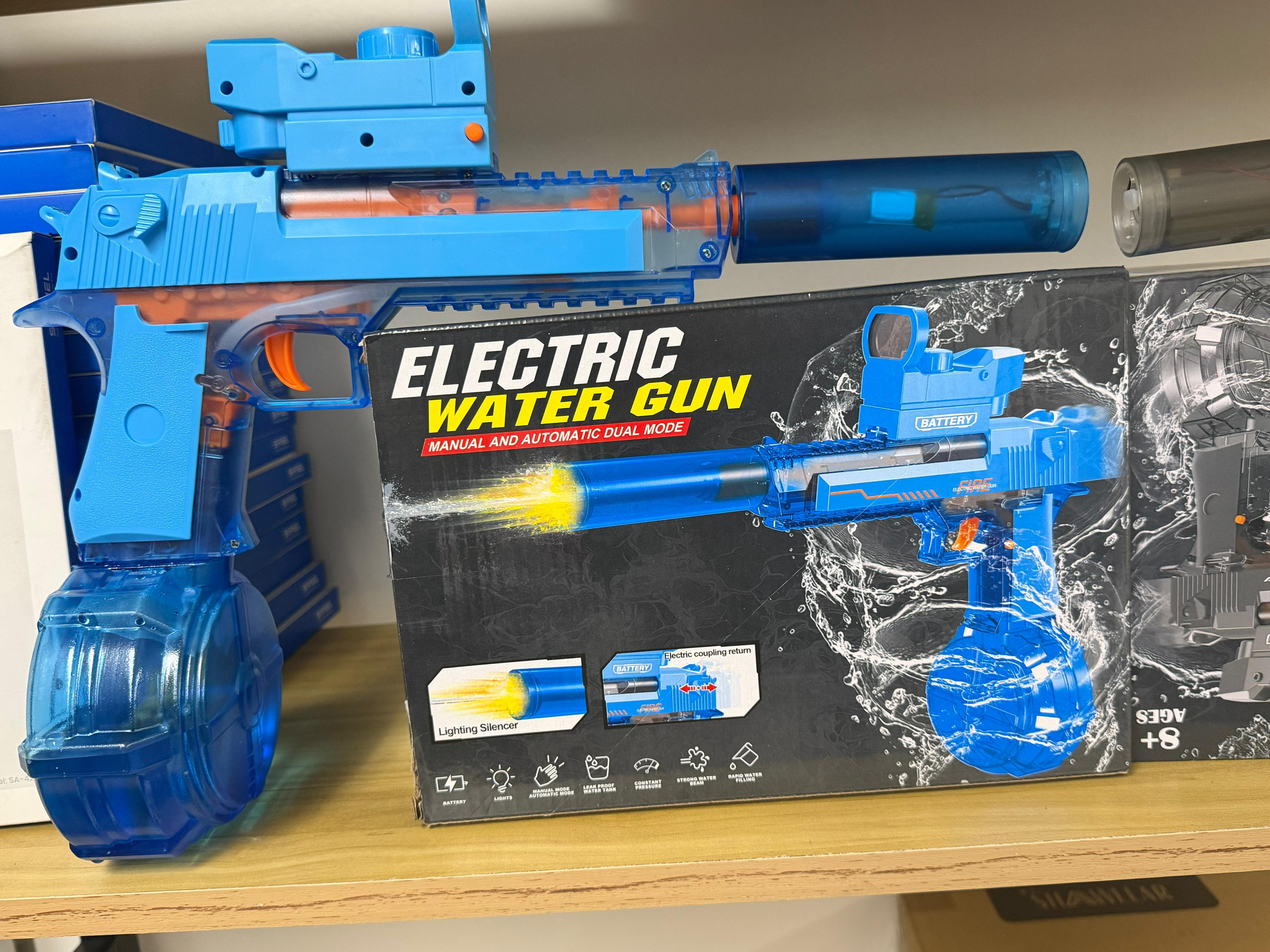 Electric Water Toy Gun. 5000 Units. EXW Los Angeles $7.75 Unit.