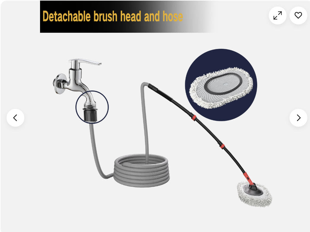 33FT Automatic Water Flow Car Wash Mop. 2900 Units.  EXW OH USA $9.95 Unit. Retail $38.95