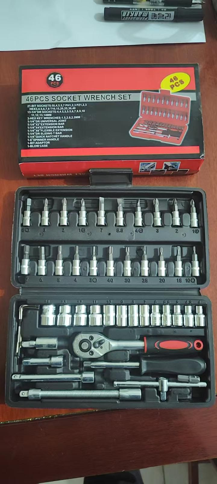 46 Piece Socket Wrench Set. 960 Sets. EXW Los Angeles $9.50 Set.