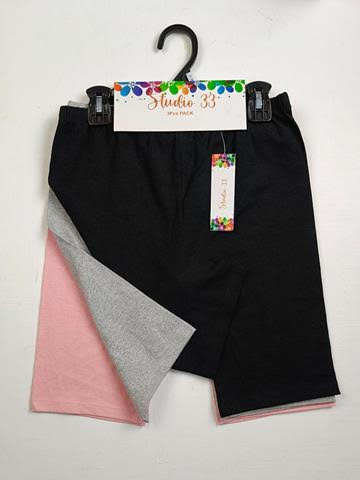 Girls cycling shorts pack of 3 India