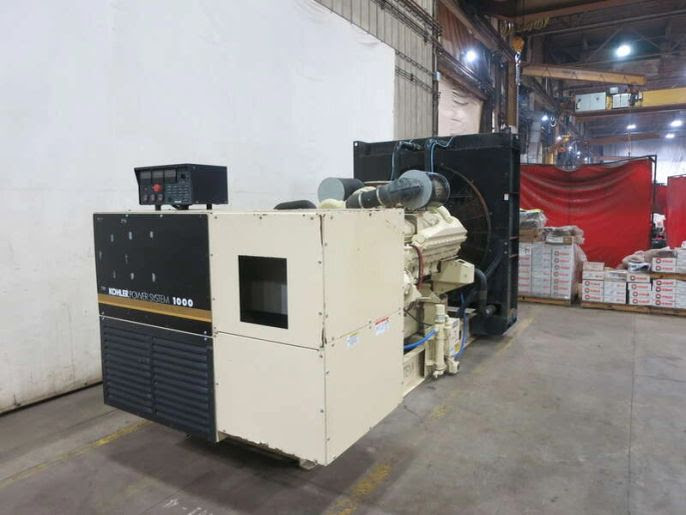 2000 Kohler 1000KW Standby Diesel Generator