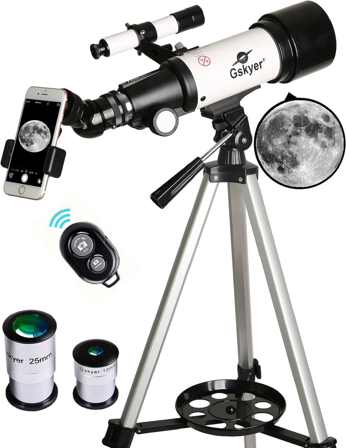 Gskyer 70mm Refracting Telescope. 250 Units. EXW Los Angeles $37.00 Unit. Retail $129.99 (On sale now $96.99)