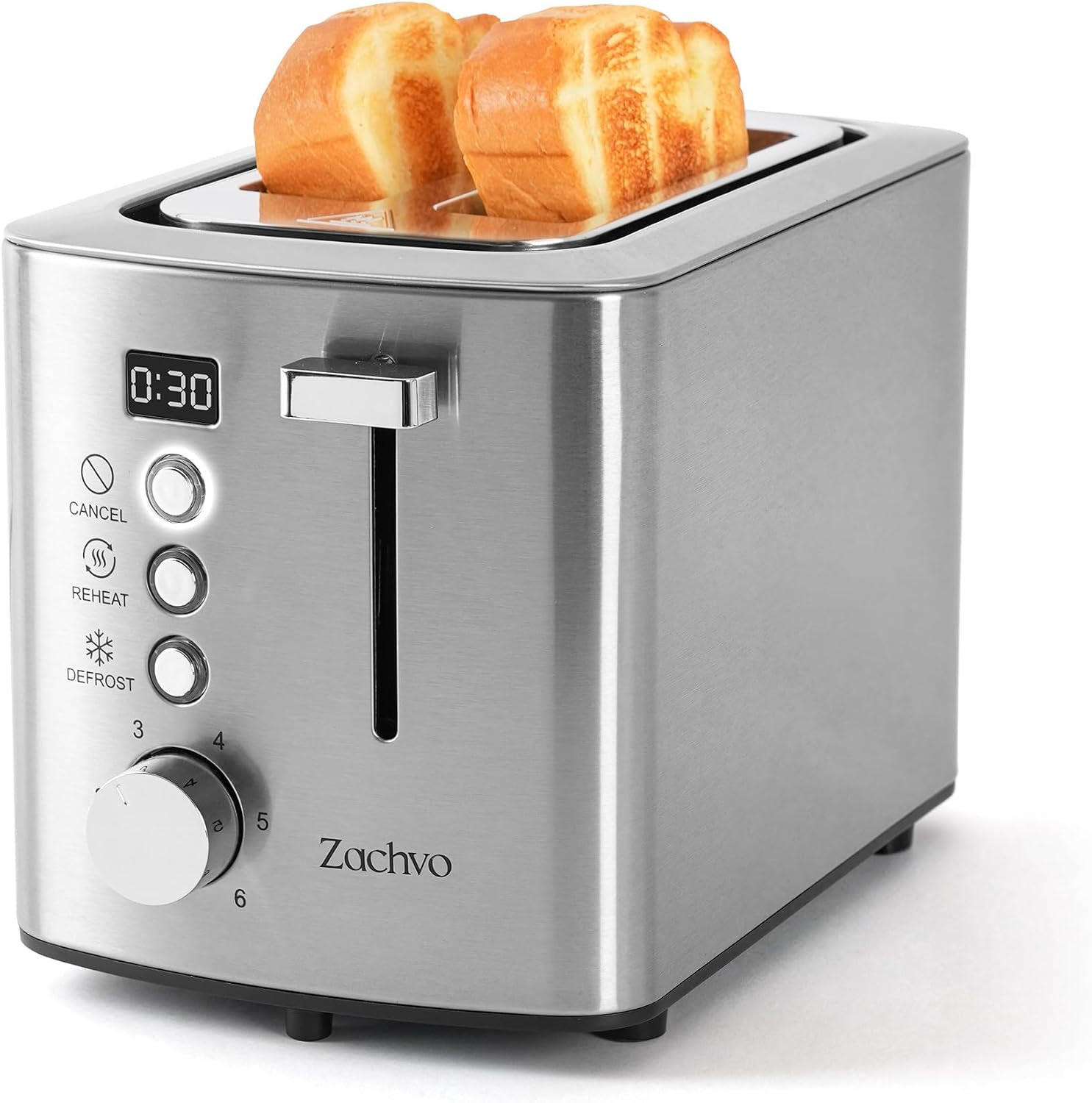 ZACHVO 2 Slice Toaster with Countdown Timer. 890 Units. EXW Los Angeles $14.95 Unit. Retail $33.19
