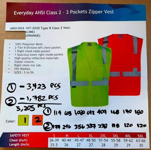 ANSI safety clothes USA