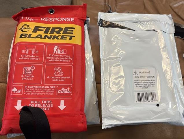 MART COBRA Reusable Emergency Fire Blanket USA