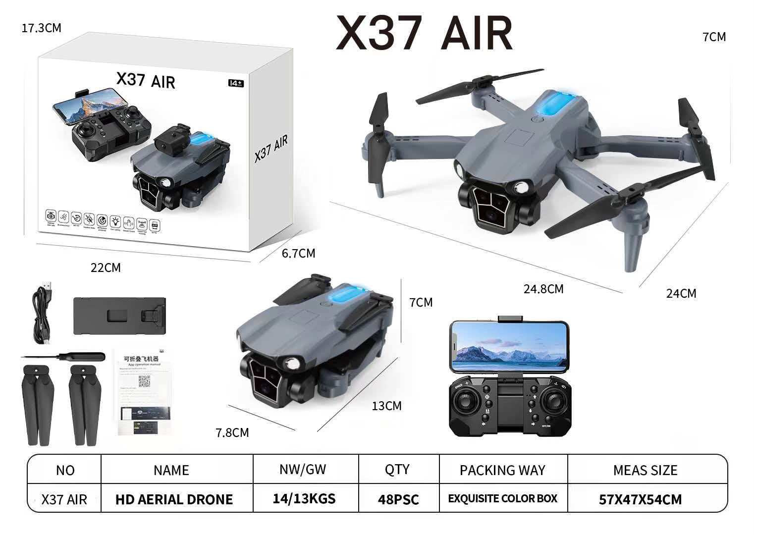 X37 Air Drones, 700 Units. EXW Los Angeles $14.95 Unit.