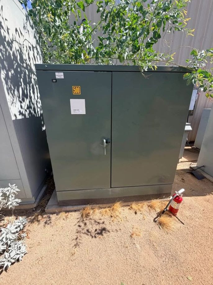 1999 Mitsubishi 1500KW Diesel Generator with Switchgear & 480V Transformer