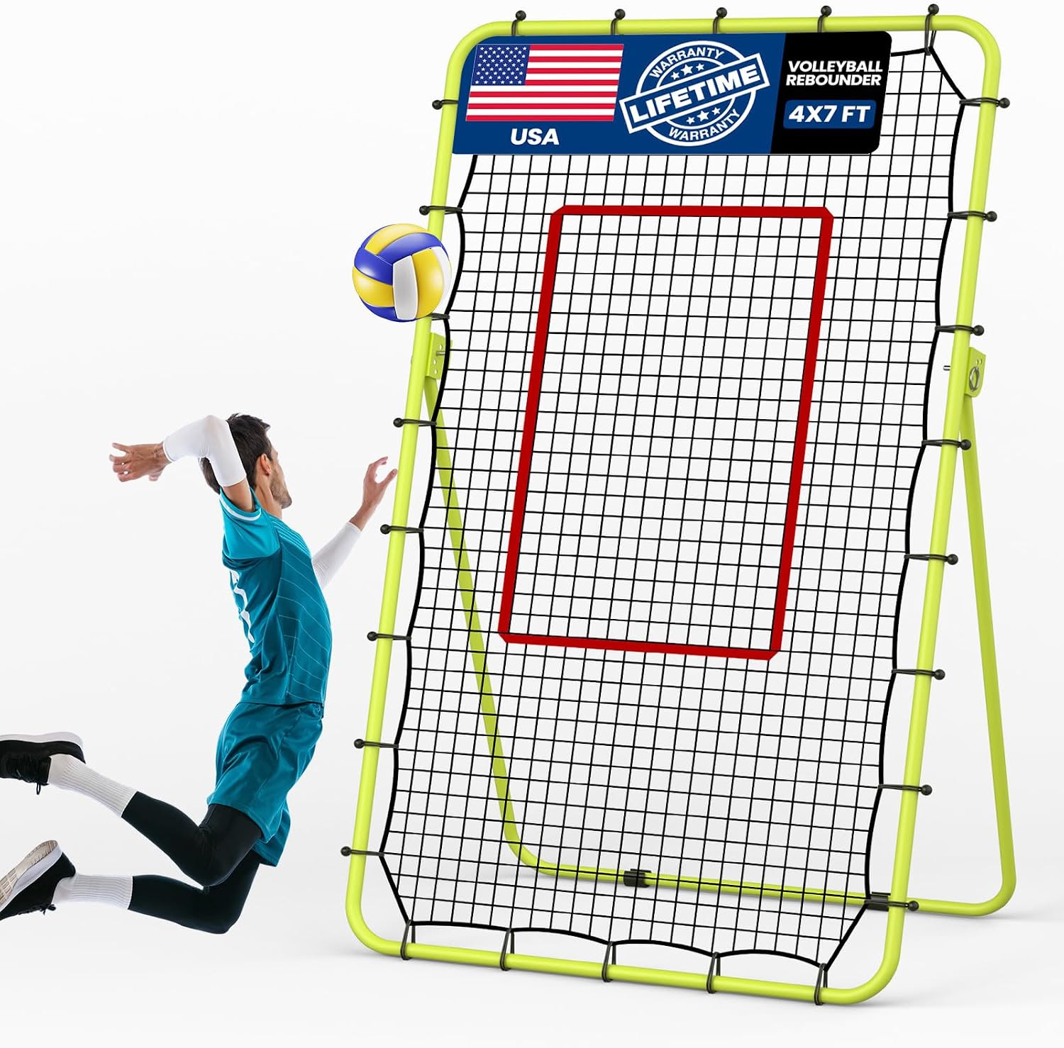 7 x 4FT Volleyball Rebounder Net. 500 Units. EXW Los Angeles $17.95 Unit. Retail $99.00 (0n sale now $49.99)