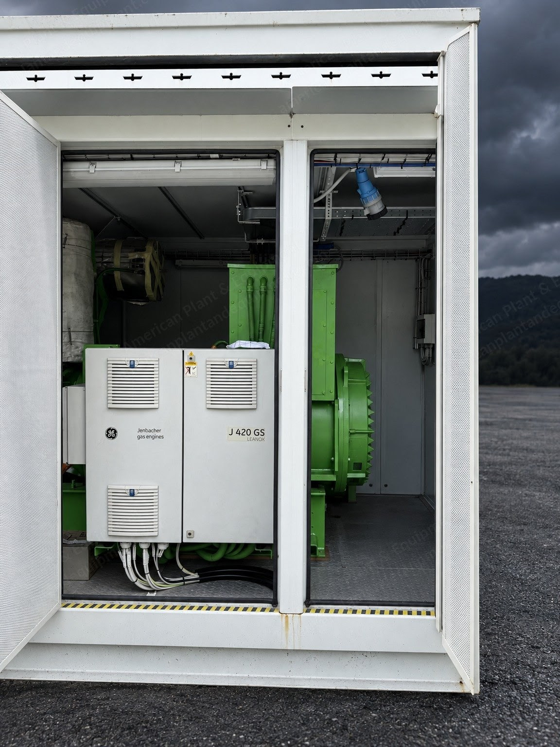 enbacher, JGS 420 GS-N.L, 2013, Containerized Natural Gas Generator Set, 1,489 kW, 50 Hz