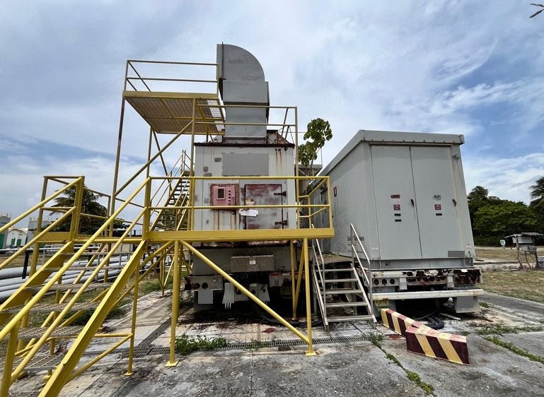 Solar, Taurus TM60, 2001, 5.3 MW, 50/60 Hz, Natural Gas, Mobile Turbine on Wheels