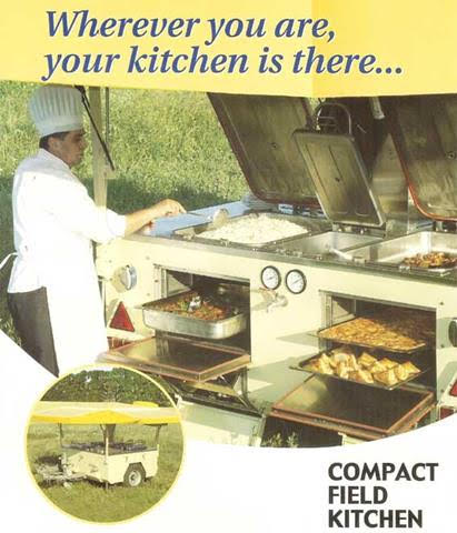    compact FIELD KITCHEN FOR UP TO 350 MEALS