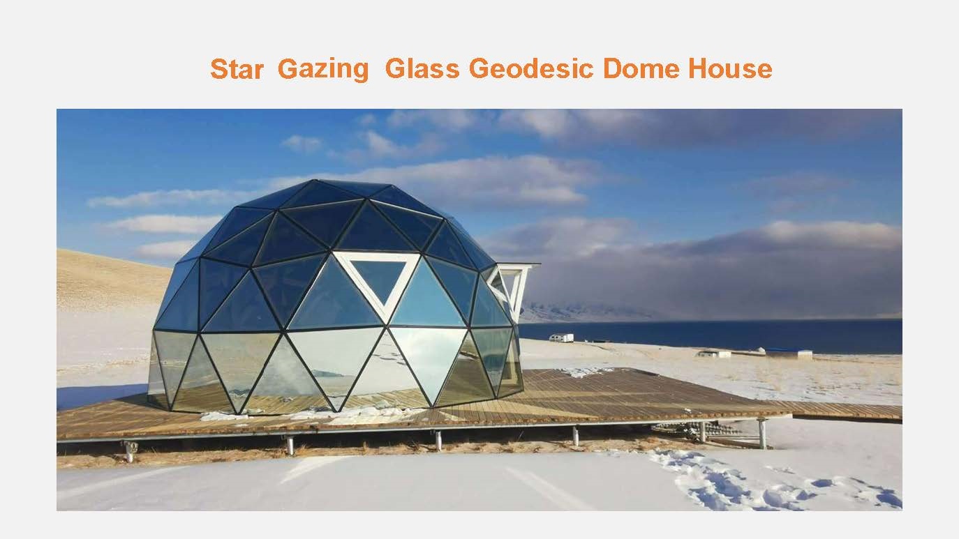 Glass Geodesic Dome House 