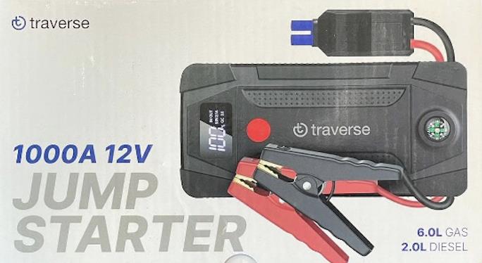 Traverse Smart 12V Car Jump Starter and Backup Power Bank