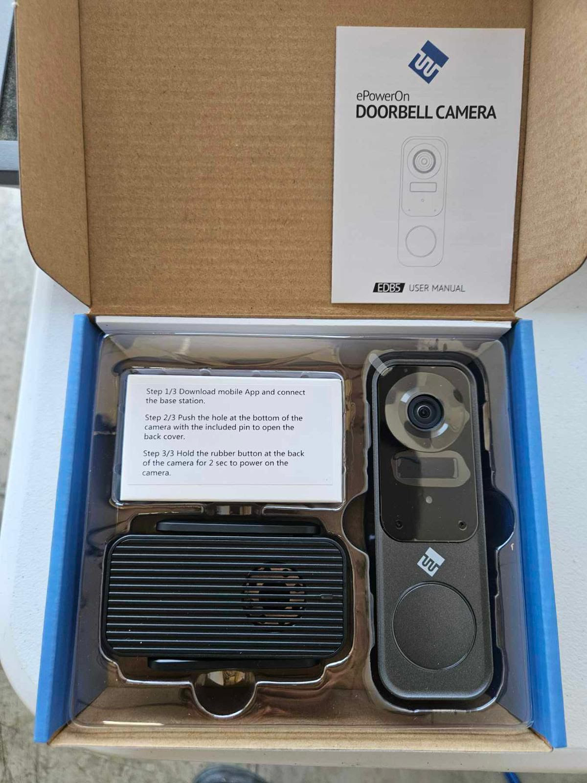 ePOWEROn Wireless Doorbell Camera. 1960 units. EXW Los Angeles $29.00 unit.