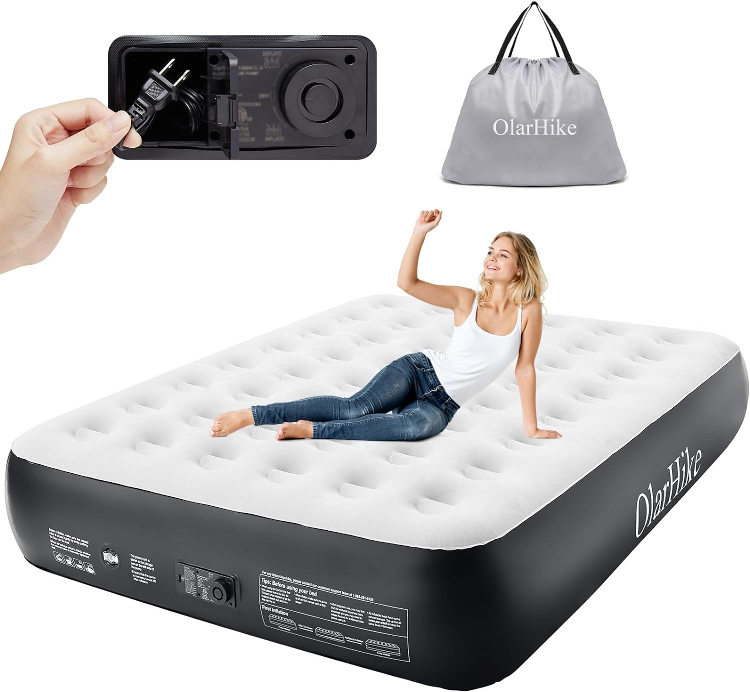OlarHike Queen Air Mattress with Built in Pump. 1370 units.  EXW Los Angeles $23.00 unit.