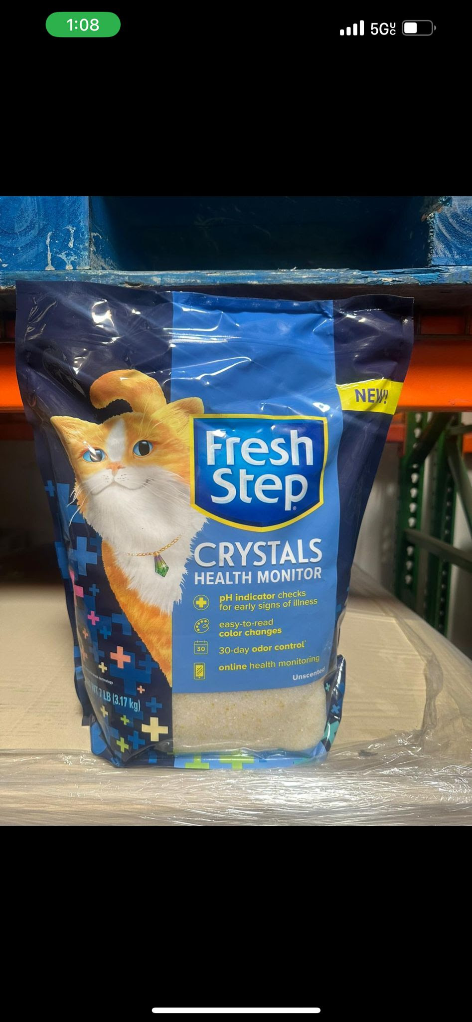Fresh Step  7lb Bag Crystals Health Monitoring Cat Litter. 2500 Bag.  EXW Los Angeles $8.95/Bag