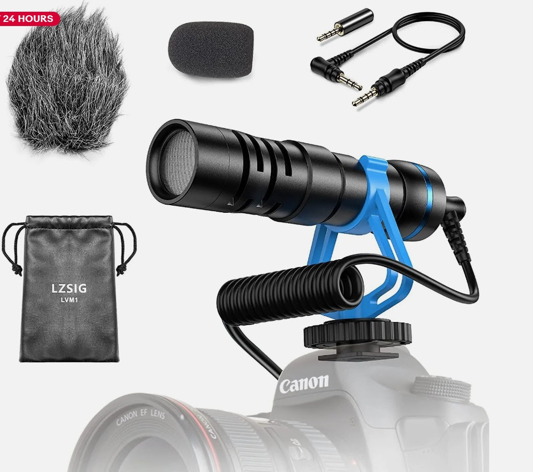 LZSIG DSLR Camera Video Microphone. 400units. EXW Los Angeles $12.75 unit.