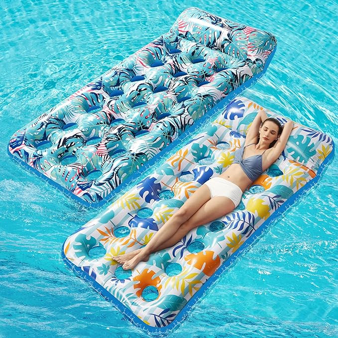 2 Pack Inflatable Pool Float Mat. 1950 Packs.  EXW Los Angeles $5.50/pack of 2.