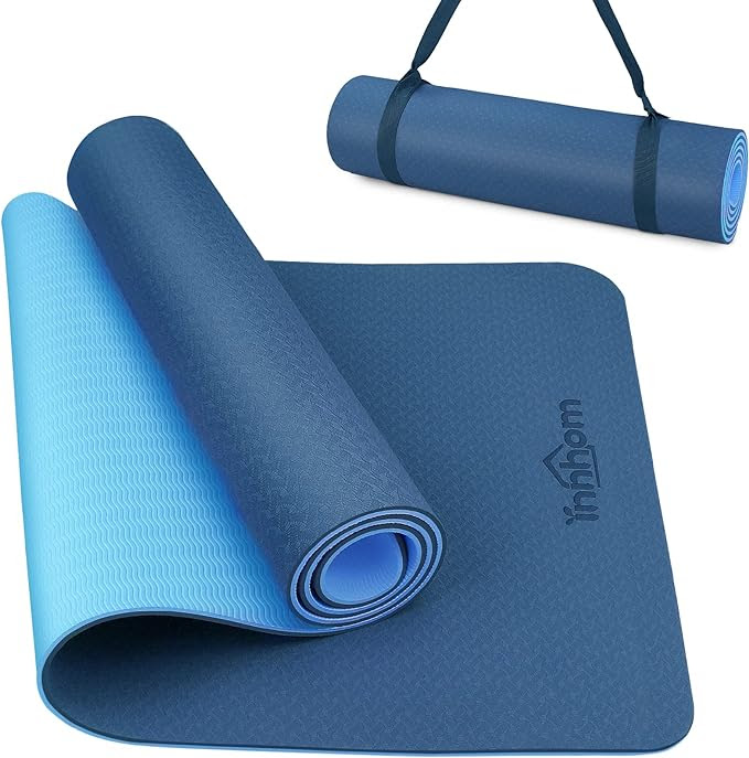 Innhom 1/3 Inch Thick Yoga Mat with Carrying Strap.2100units. EXW Los Angeles $5.95unit.